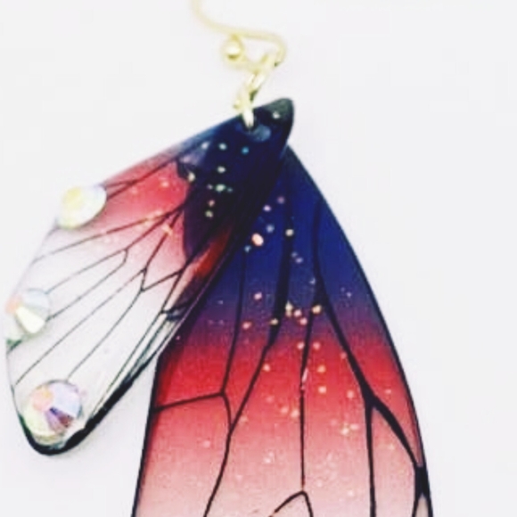 Gradient cicada wing, whimsical, mermaidcore - Picture 2 of 3